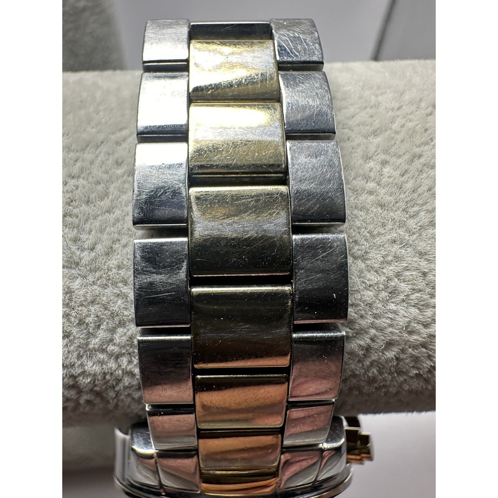 Michael Kors Ritz MK-6474 37mm 7" Two Tone Stainless Steel Chronograph Watch Q - Picture 6 of 10